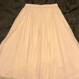 Light Pink Chiffon Skirt